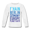 F'hain - Planet Earth - Kinder Langarmshirt - Weiß