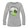 Wasserturm Prenzlauer Berg - Frauen Premium Langarmshirt - Grau meliert