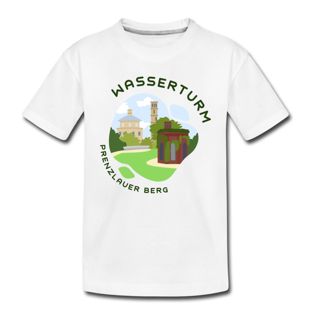 Wasserturm Prenzlauer Berg - Kinder Premium T-Shirt - Weiß