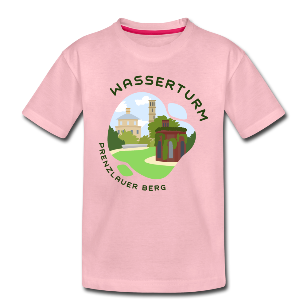 Wasserturm Prenzlauer Berg - Kinder Premium T-Shirt - Hellrosa
