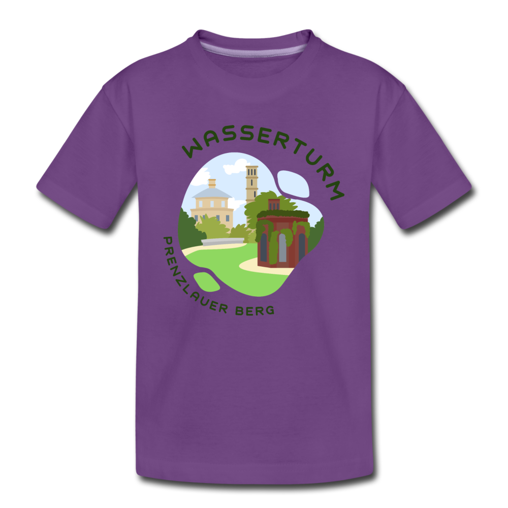 Wasserturm Prenzlauer Berg - Kinder Premium T-Shirt - Lila