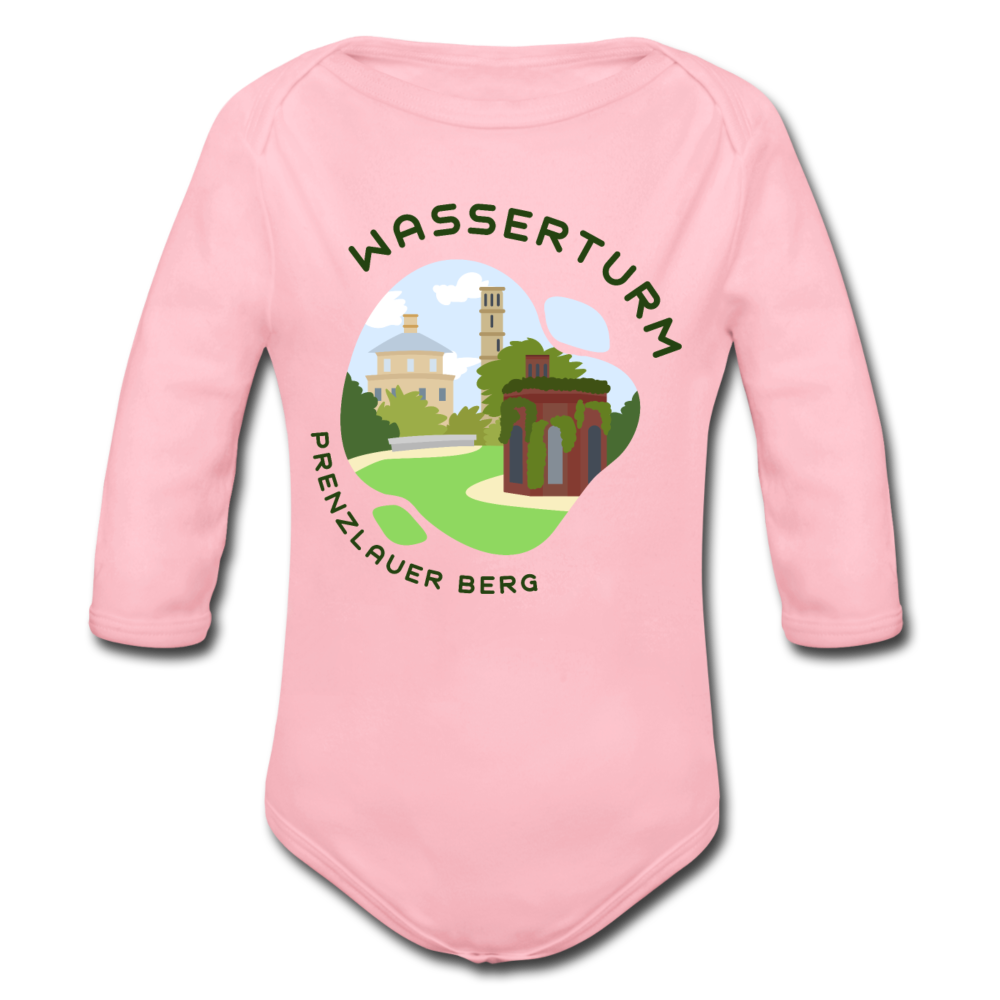 Wasserturm Prenzlauer Berg - Bio-Langarmbody - Hellrosa
