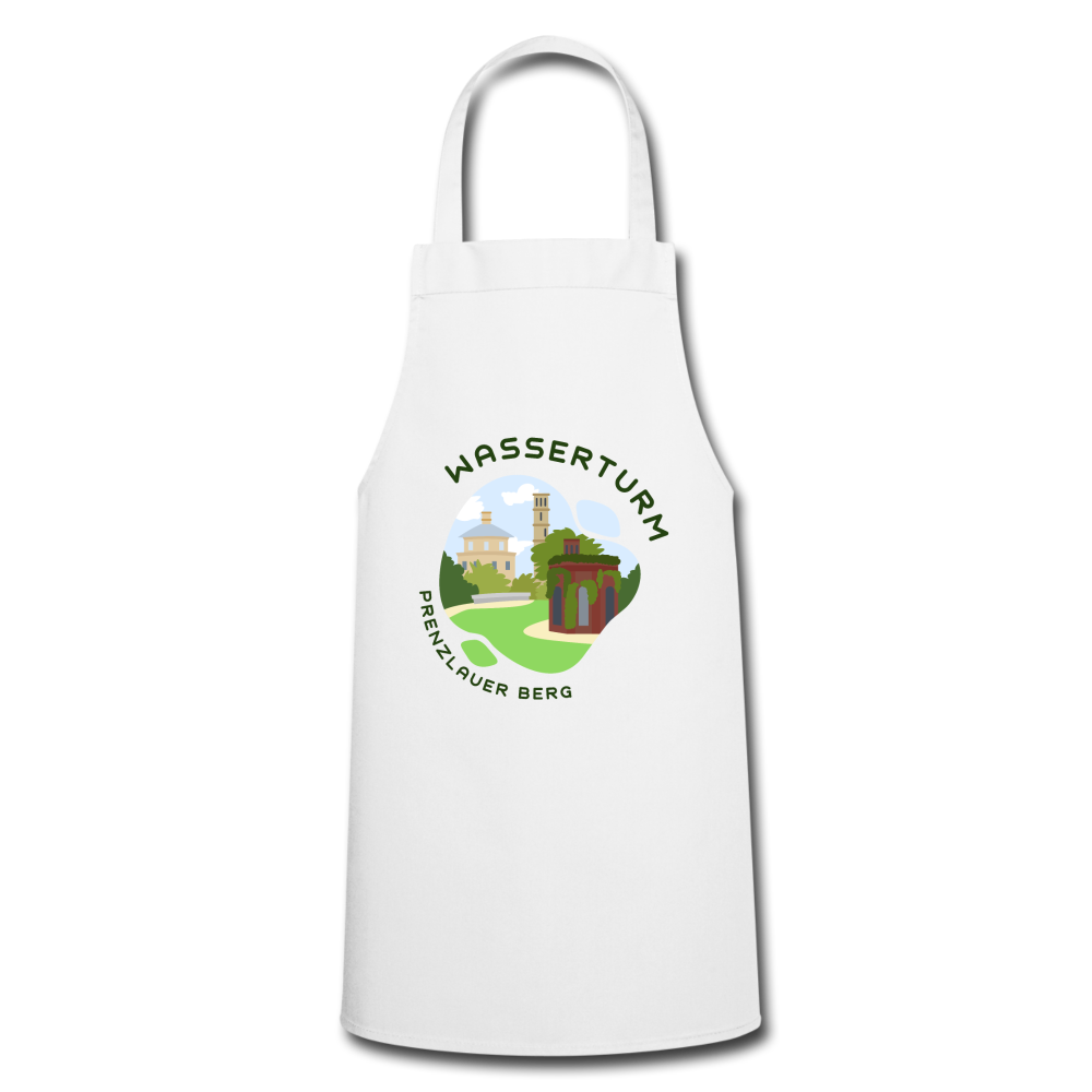Wasserturm Prenzlauer Berg - Kochschürze - Weiß