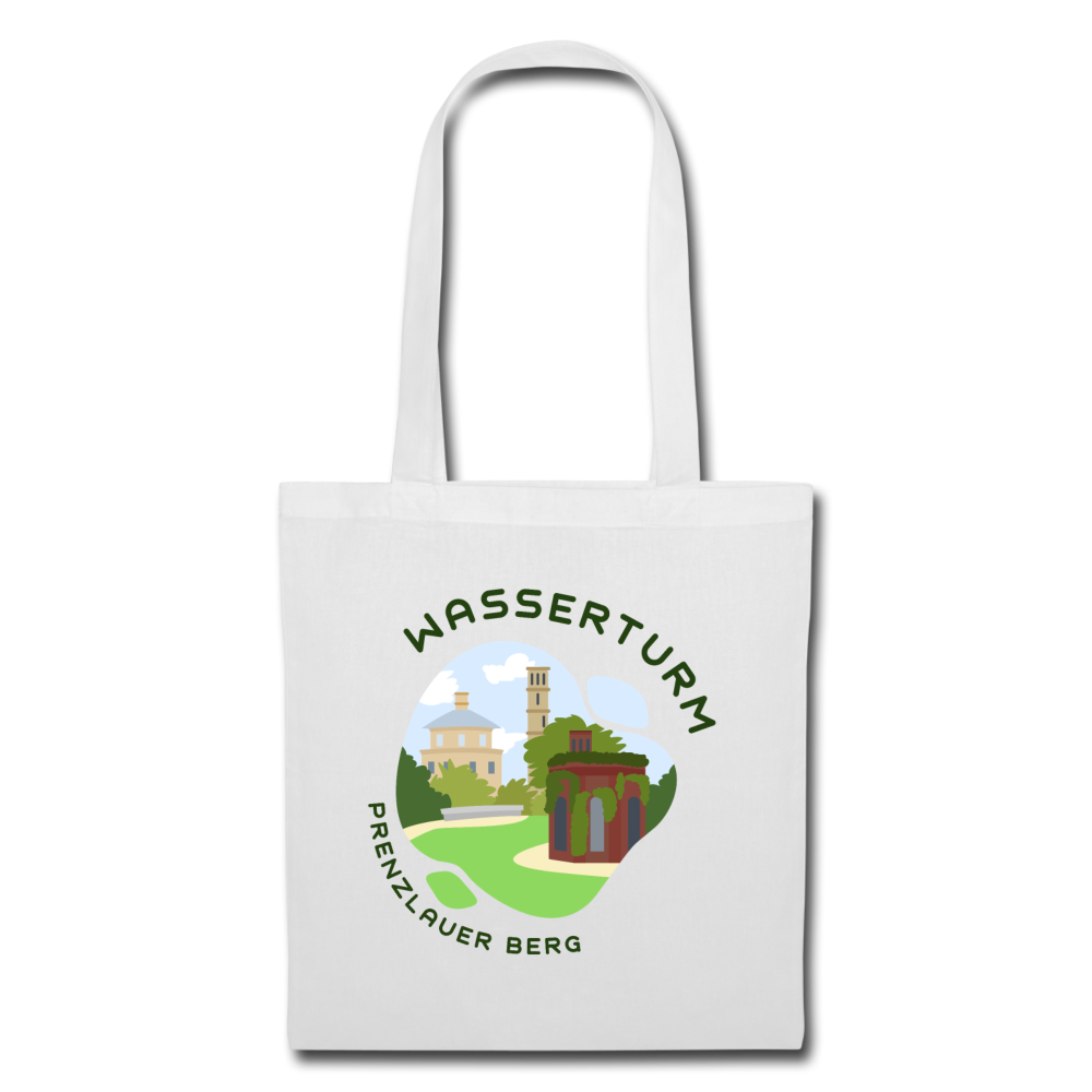 Wasserturm Prenzlauer Berg - Stoffbeutel - Weiß