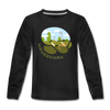 Mauerpark - Teenager Langarmshirt - Schwarz