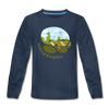 Mauerpark - Teenager Langarmshirt - Navy