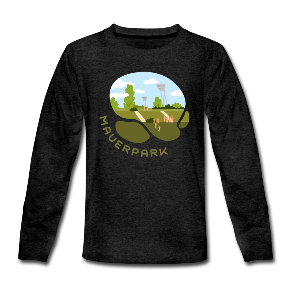 Mauerpark - Teenager Langarmshirt - Anthrazit