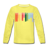 Wilmersdorf Regen - Kinder Langarmshirt - Gelb