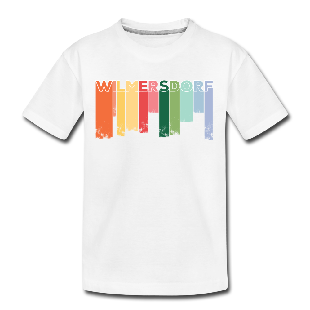 Wilmersdorf Regen - Teenager Premium T-Shirt - Weiß