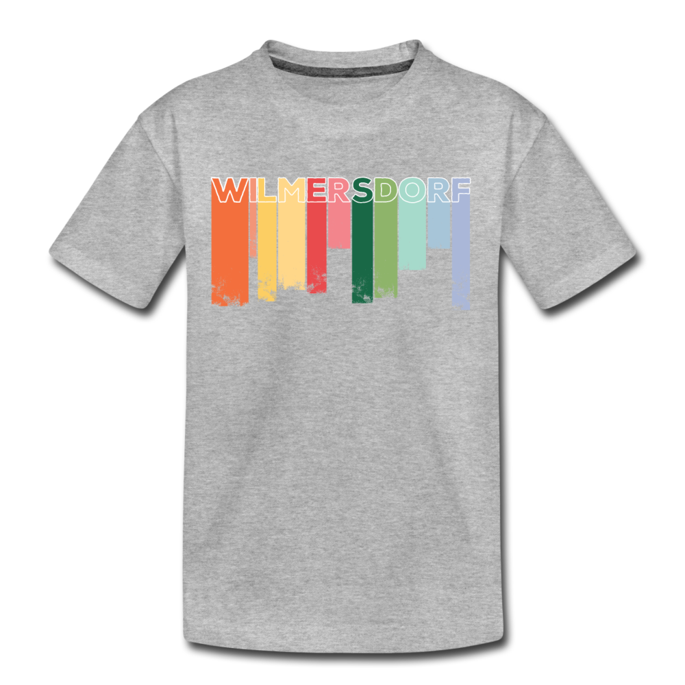 Wilmersdorf Regen - Teenager Premium T-Shirt - Grau meliert