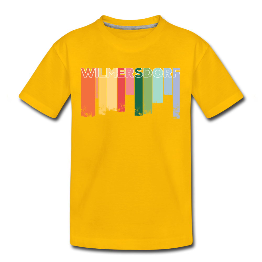 Wilmersdorf Regen - Teenager Premium T-Shirt - Sonnengelb