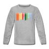 Wilmersdorf Regen - Teenager Langarmshirt - Grau meliert