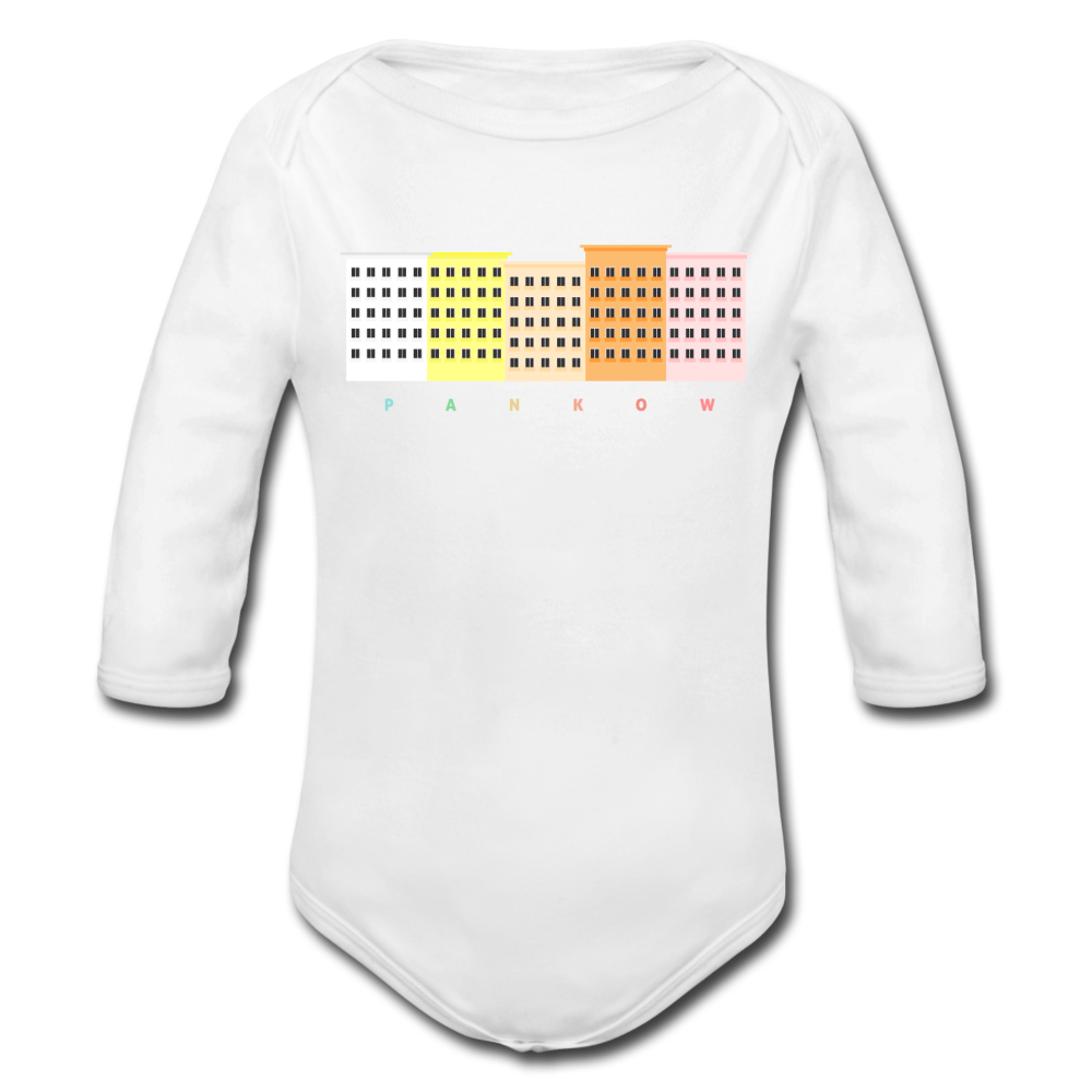 Wohnraum Pankow - Bio-Langarmbody - Weiß