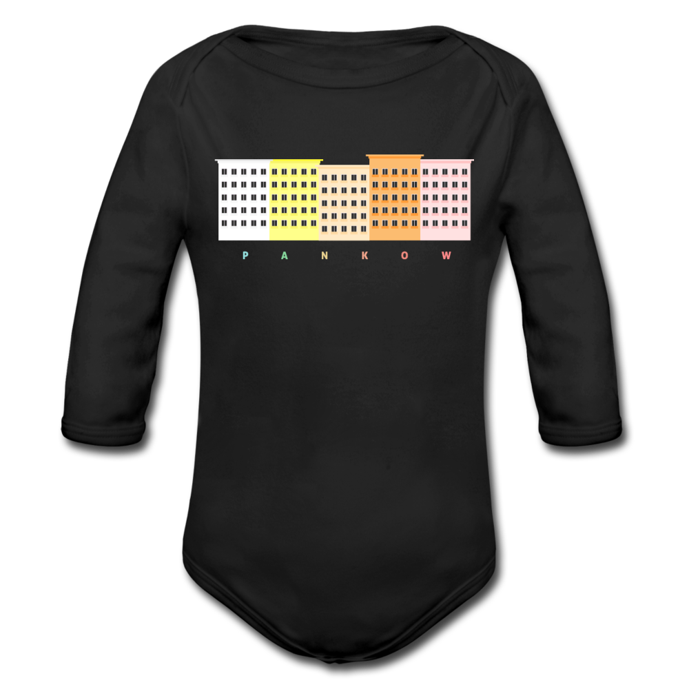 Wohnraum Pankow - Bio-Langarmbody - Schwarz