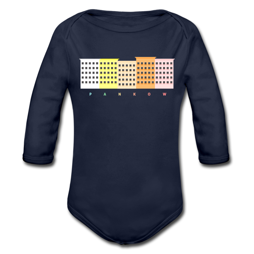 Wohnraum Pankow - Bio-Langarmbody - Dunkelnavy