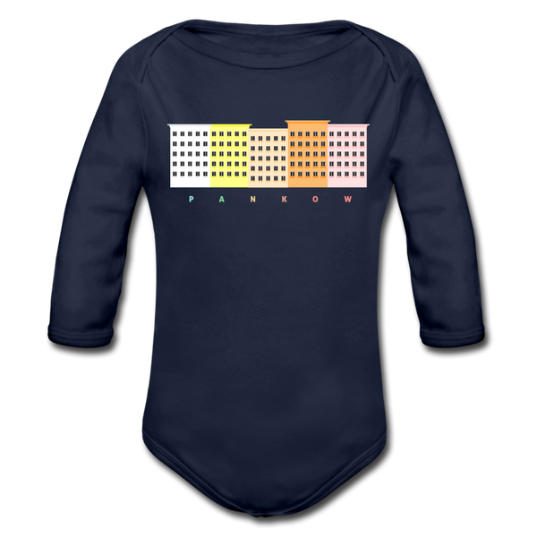 Wohnraum Pankow - Bio-Langarmbody - Dunkelnavy