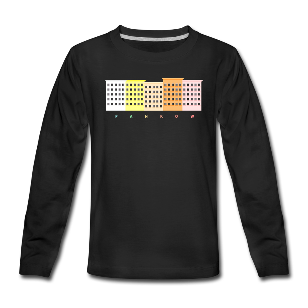 Wohnraum Pankow - Teenager Langarmshirt - Schwarz