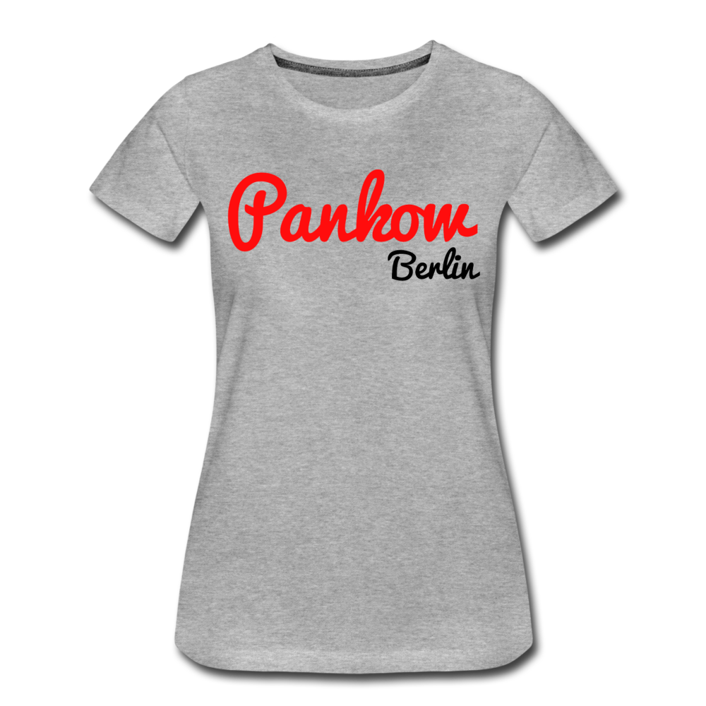 Pankow Berlin - Frauen Premium T-Shirt - Grau meliert