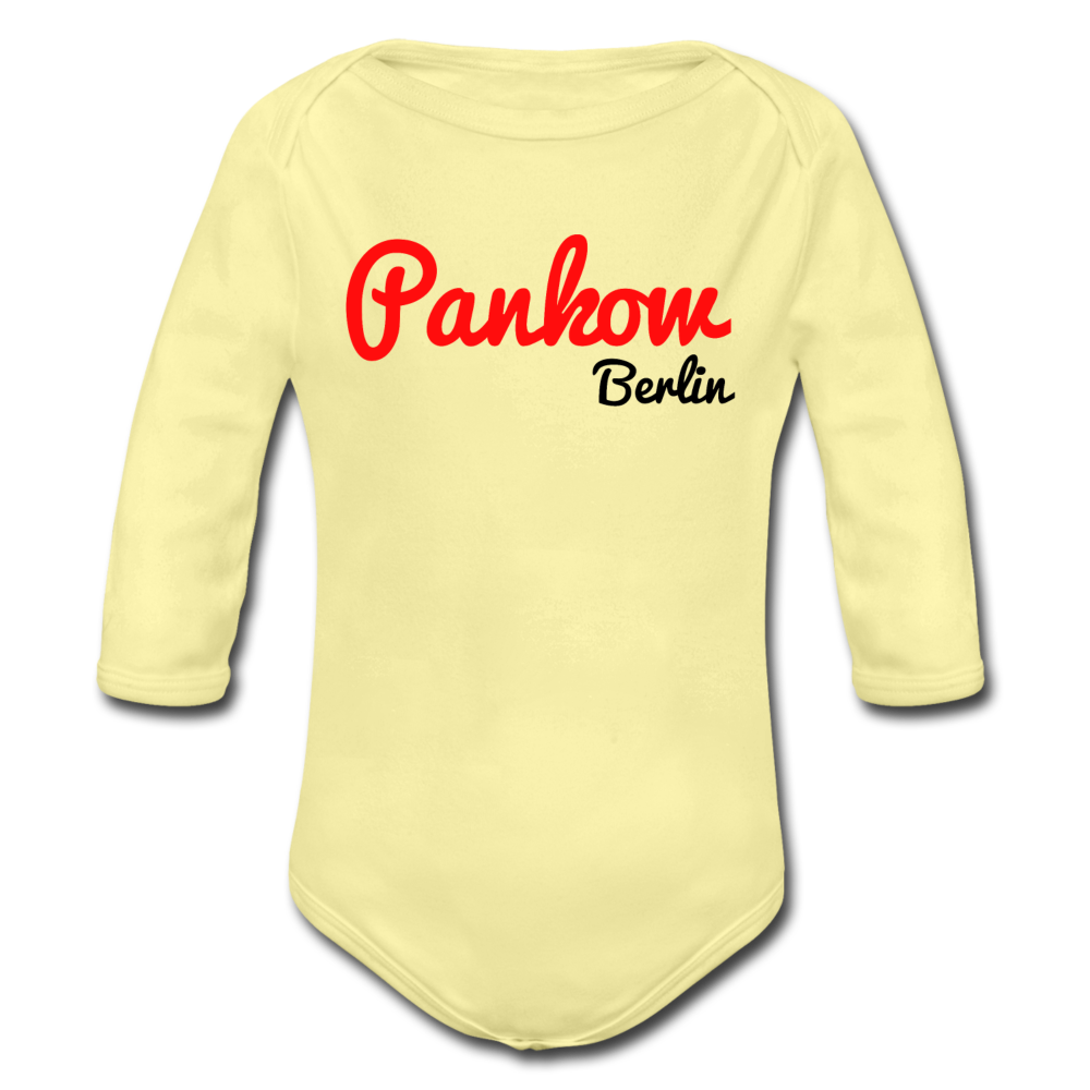 Pankow Berlin - Bio-Langarmbody - Hellgelb