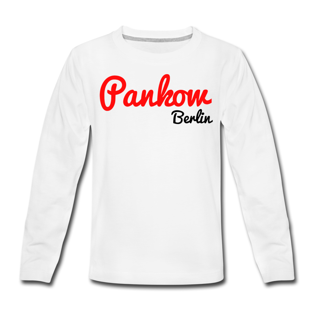 Pankow Berlin - Kinder Langarmshirt - Weiß