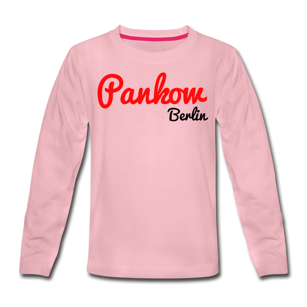 Pankow Berlin - Kinder Langarmshirt - Hellrosa