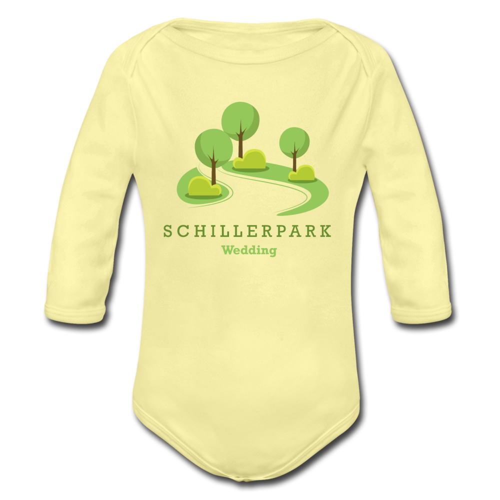Schillerpark - Bio-Langarmbody - Hellgelb