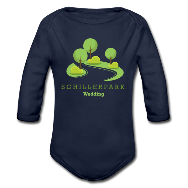 Schillerpark - Bio-Langarmbody - Dunkelnavy