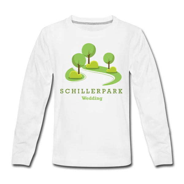 Schillerpark - Kinder Langarmshirt - Weiß