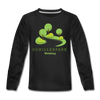 Schillerpark - Kinder Langarmshirt - Schwarz
