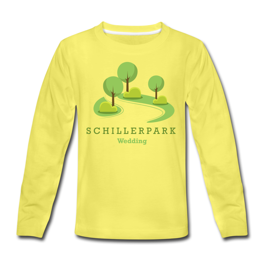 Schillerpark - Kinder Langarmshirt - Gelb