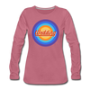 Wedding Retro - Frauen Premium Langarmshirt - Malve