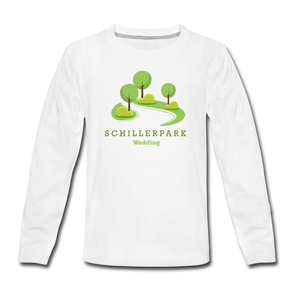 Schillerpark - Teenager Langarmshirt - Weiß