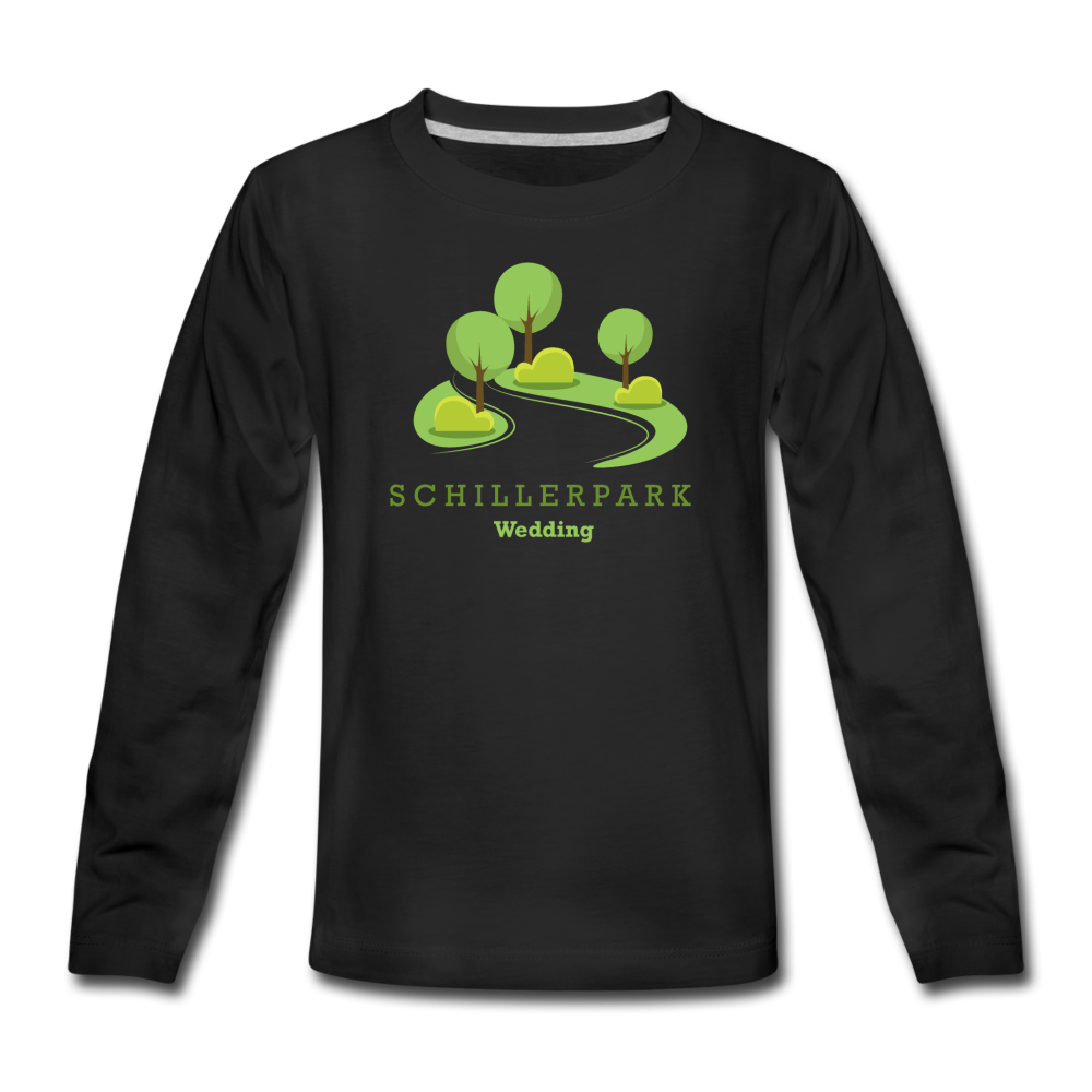 Schillerpark - Teenager Langarmshirt - Schwarz