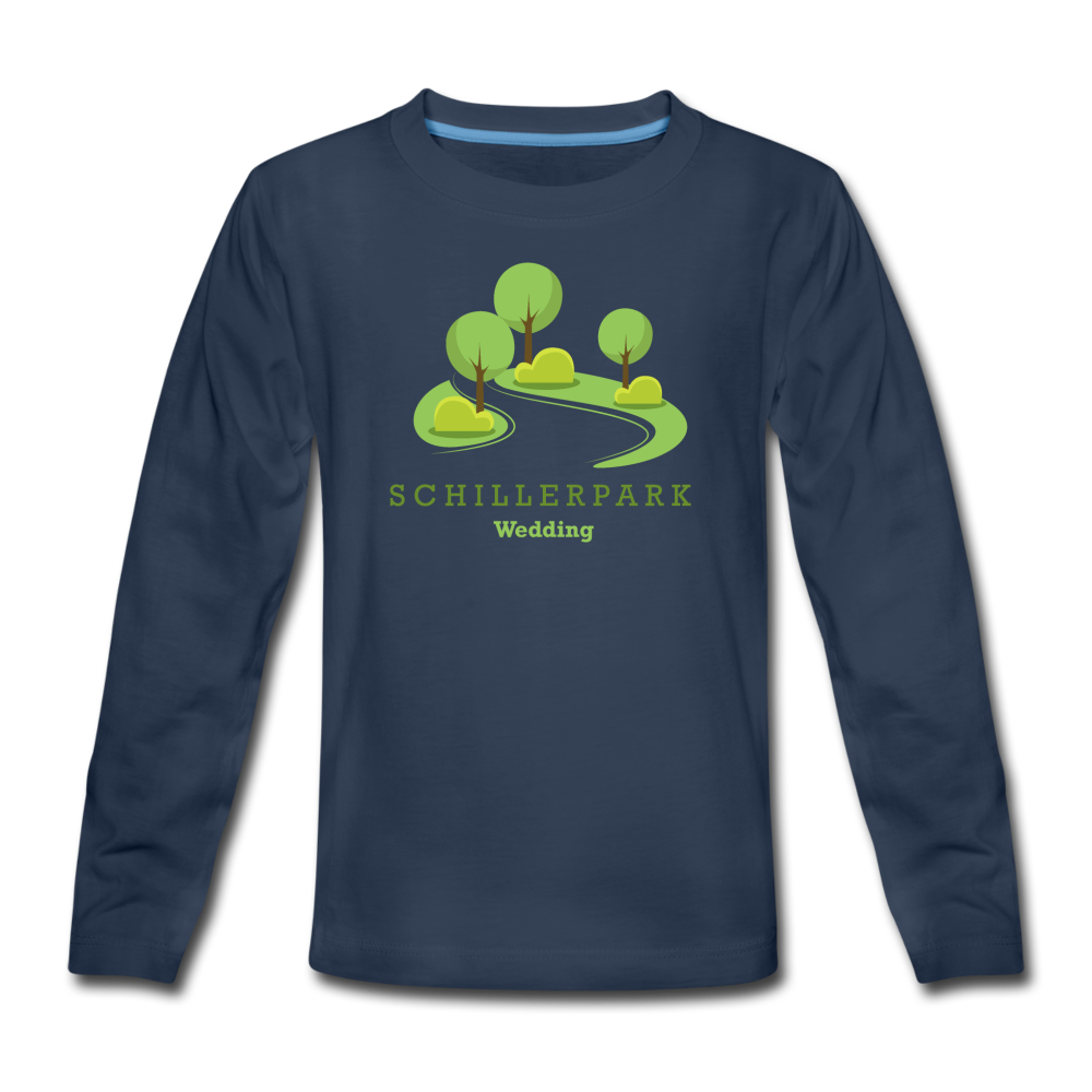 Schillerpark - Teenager Langarmshirt - Navy