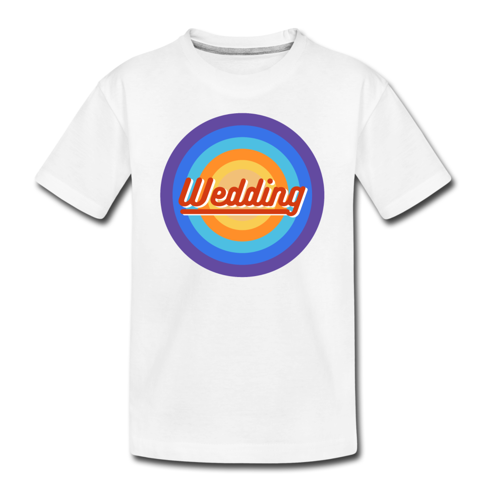 Wedding Retro - Teenager Premium T-Shirt - Weiß