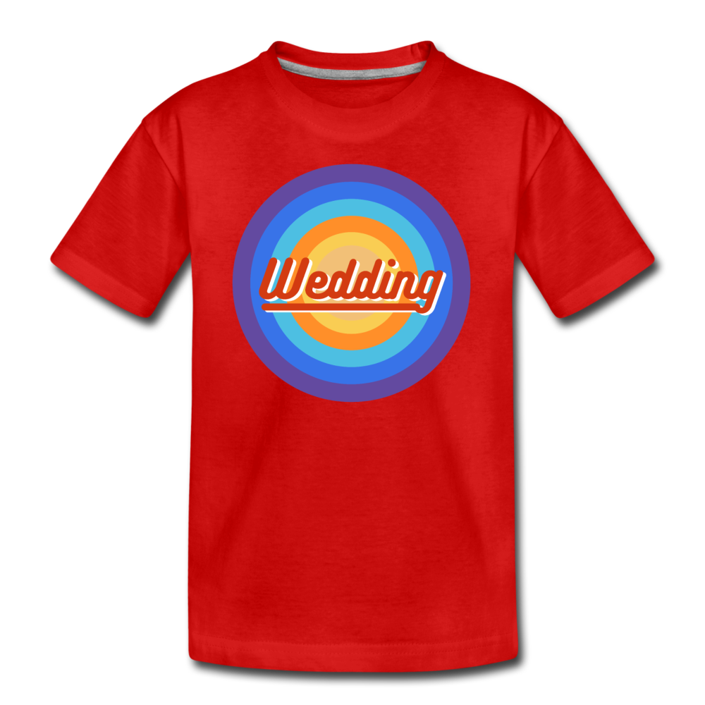 Wedding Retro - Teenager Premium T-Shirt - Rot