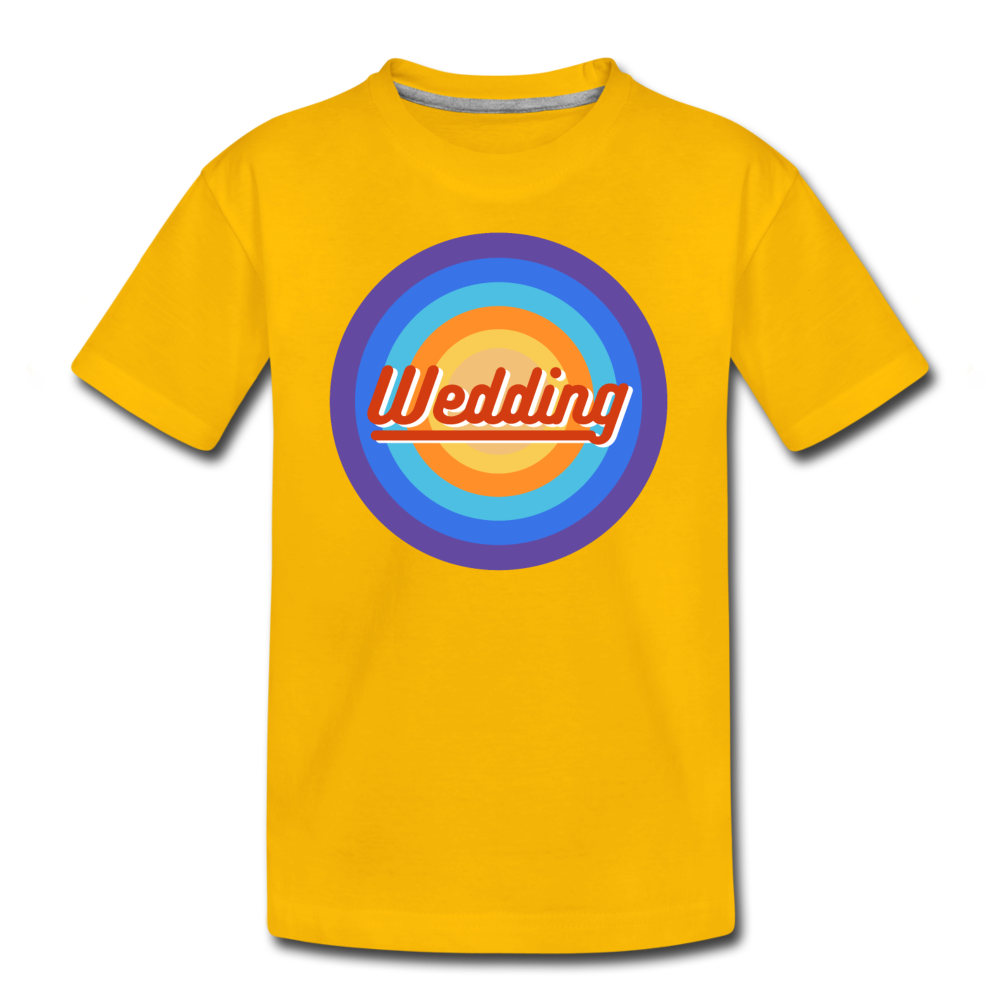 Wedding Retro - Teenager Premium T-Shirt - Sonnengelb