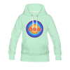 Wedding Retro - Frauen Premium Hoodie - helles Mintgrün