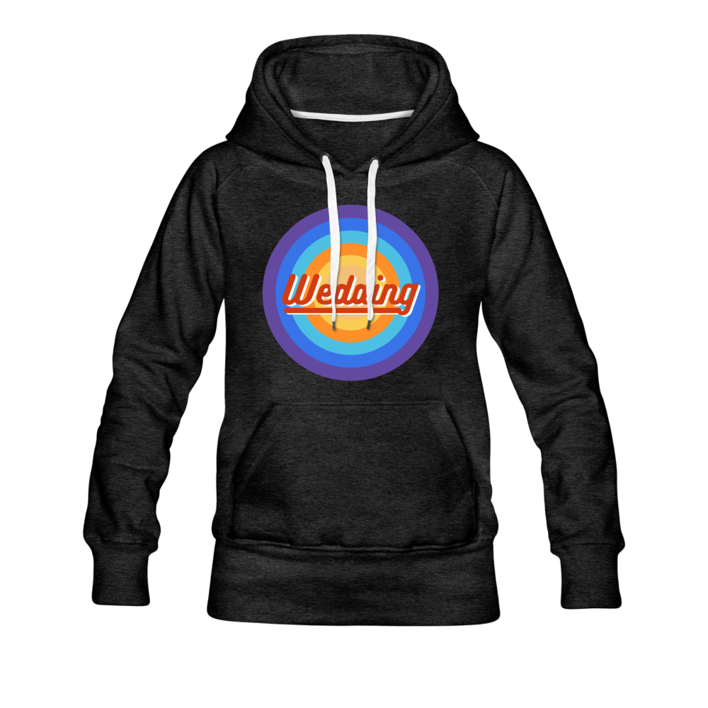 Wedding Retro - Frauen Premium Hoodie - Anthrazit