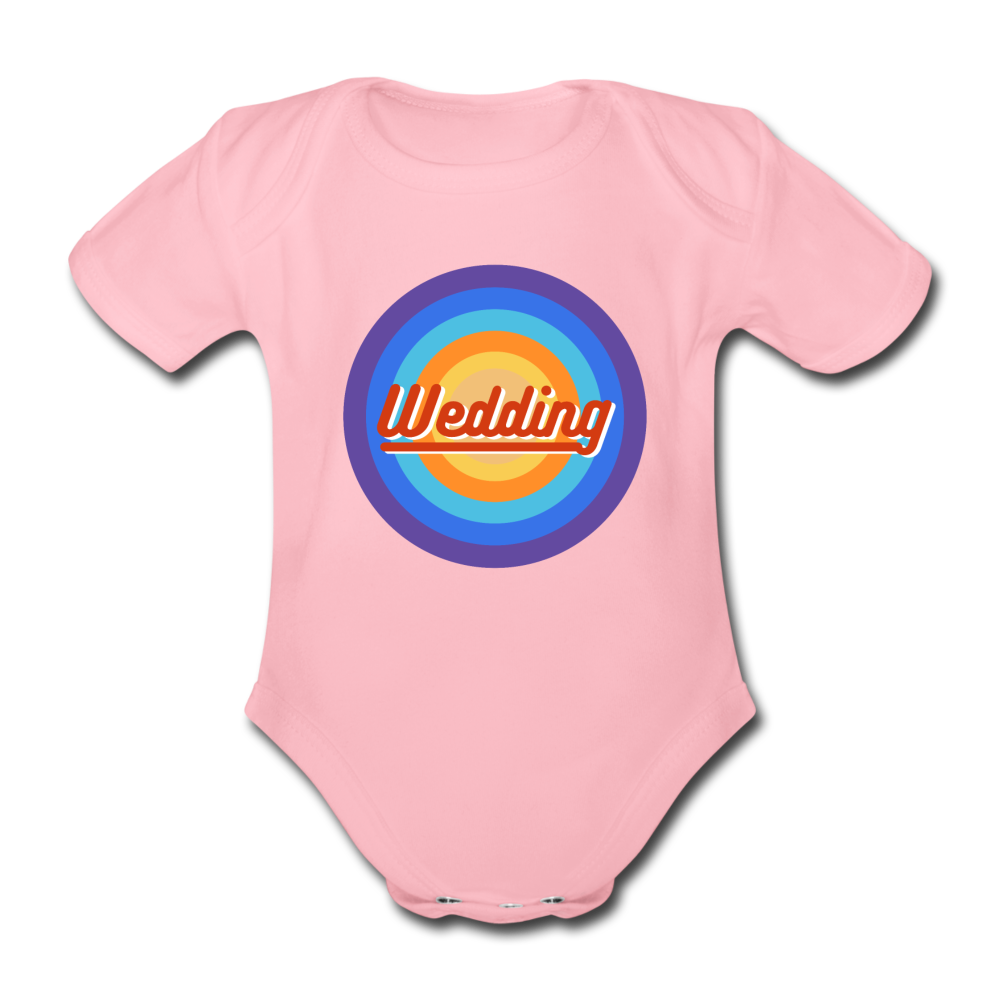 Wedding Retro - Bio-Kurzarmbody - Hellrosa