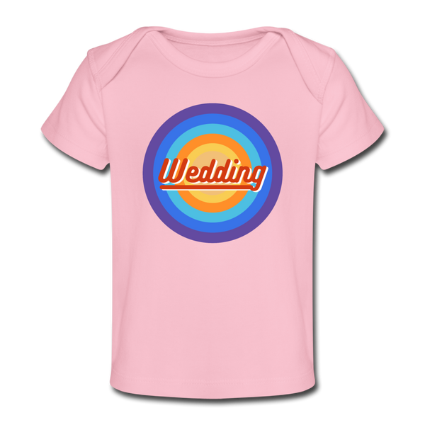 Wedding Retro - Baby Bio T-Shirt - Hellrosa