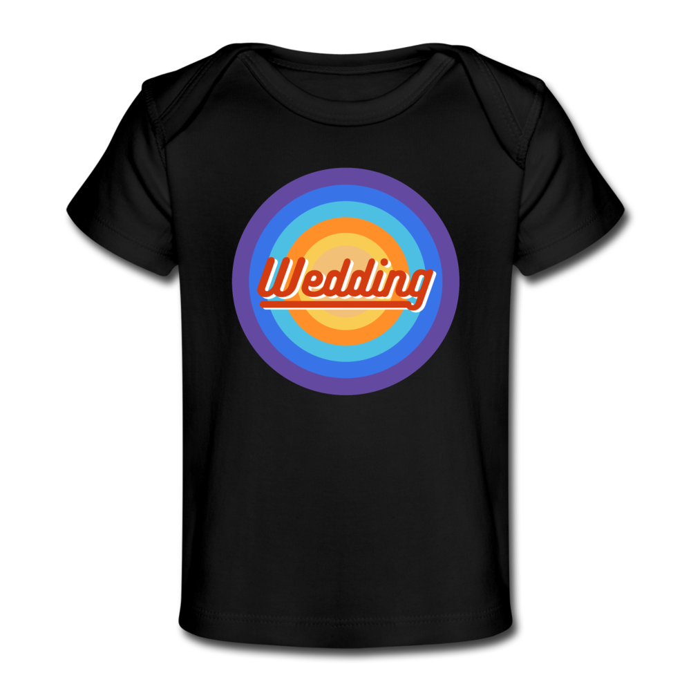 Wedding Retro - Baby Bio T-Shirt - Schwarz