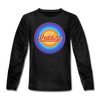 Wedding Retro - Teenager Langarmshirt - Anthrazit