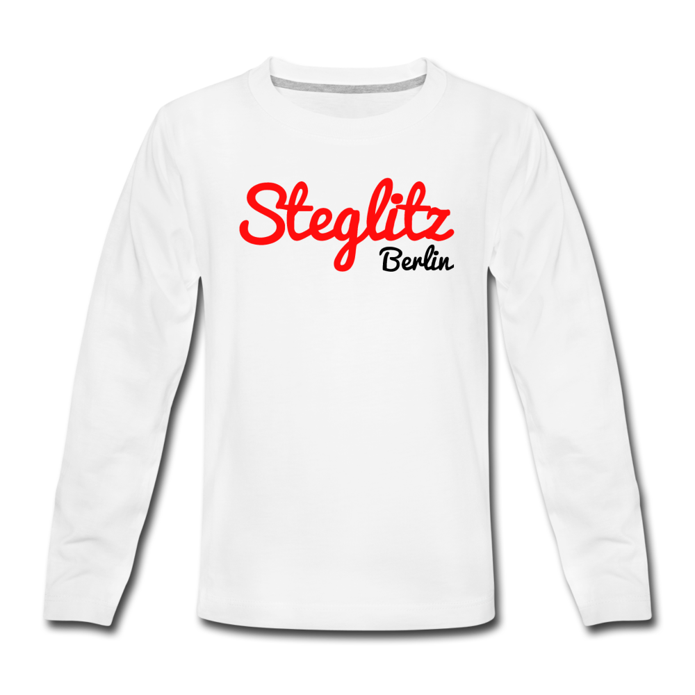 Steglitz Berlin - Kinder Langarmshirt - Weiß