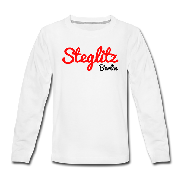 Steglitz Berlin - Kinder Langarmshirt - Weiß