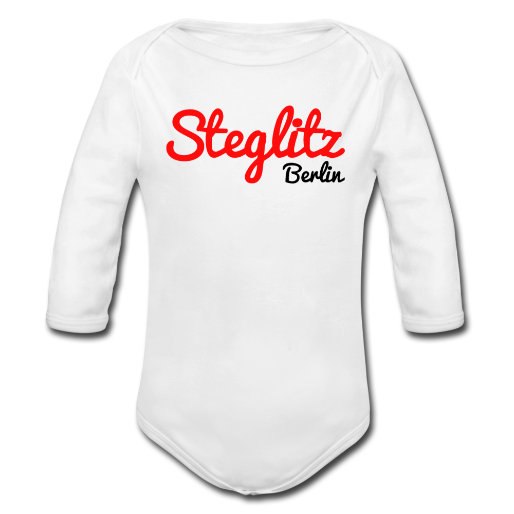 Steglitz Berlin - Bio-Langarmbody - Weiß