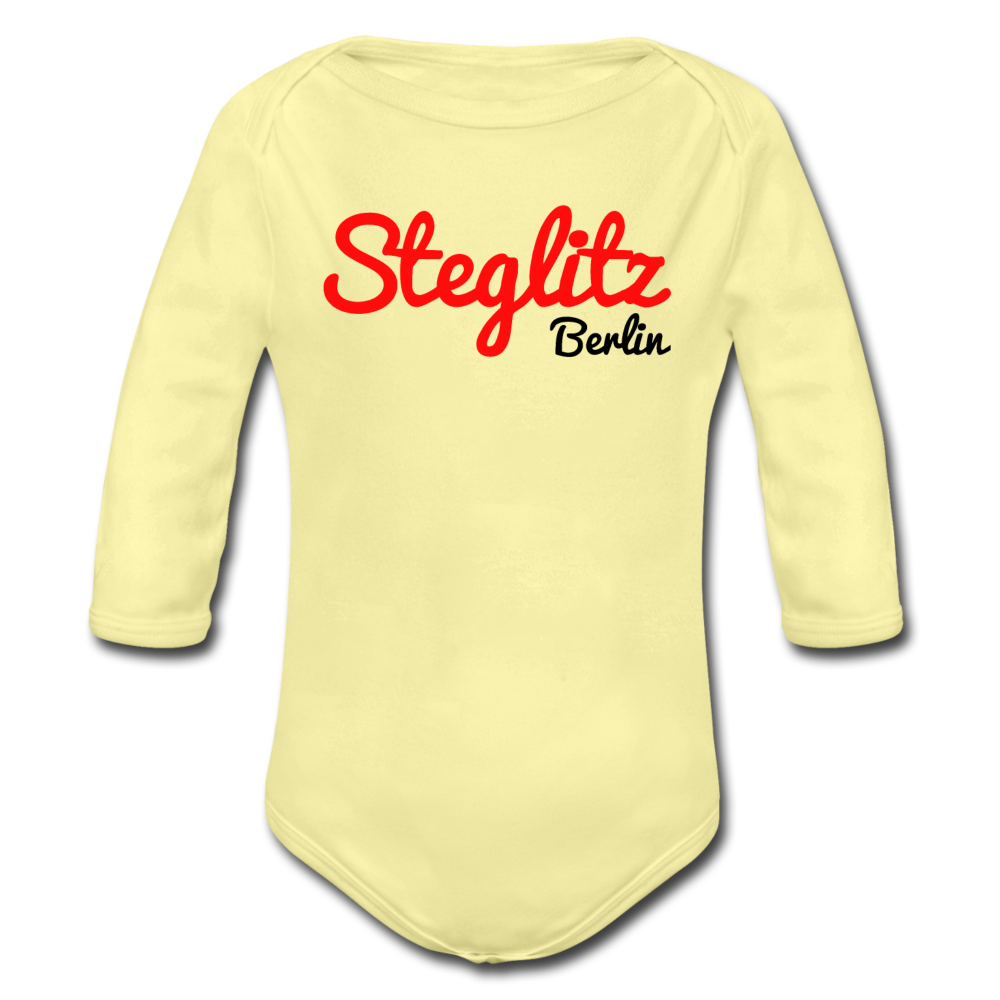 Steglitz Berlin - Bio-Langarmbody - Hellgelb