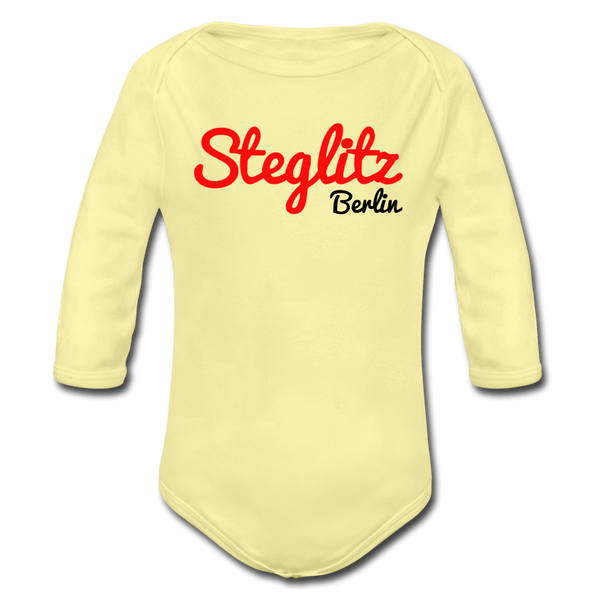 Steglitz Berlin - Bio-Langarmbody - Hellgelb