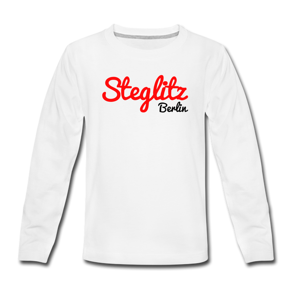 Steglitz Berlin - Teenager Langarmshirt - Weiß