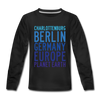 Charlottenburg - Earth - Kinder Langarmshirt - Schwarz